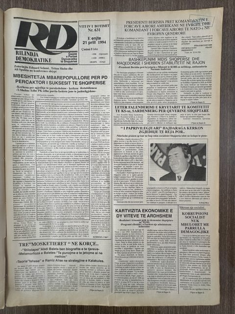 Rilindja Demokratike 1994-04-21