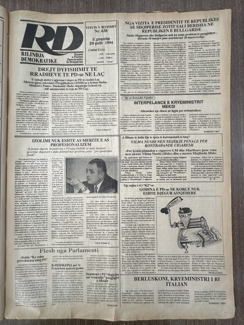 Rilindja Demokratike 1994-04-29