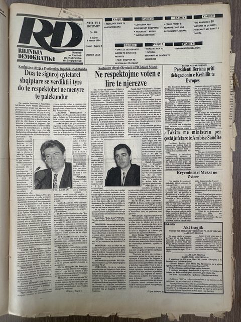 Rilindja Demokratike 1994-11-08