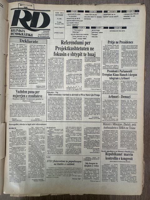Rilindja Demokratike 1994-11-10