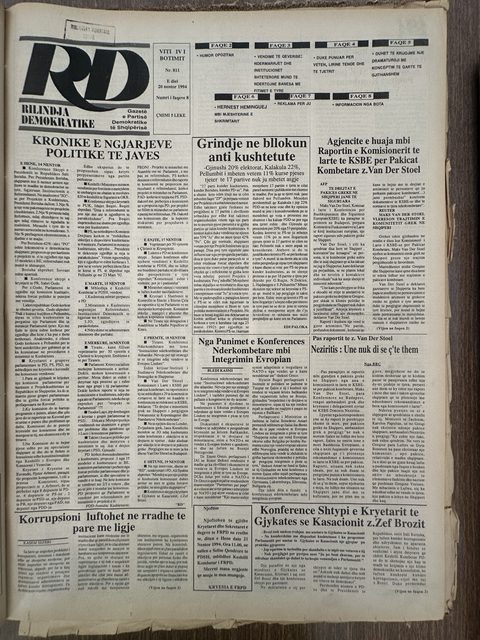 Rilindja Demokratike 1994-03-20