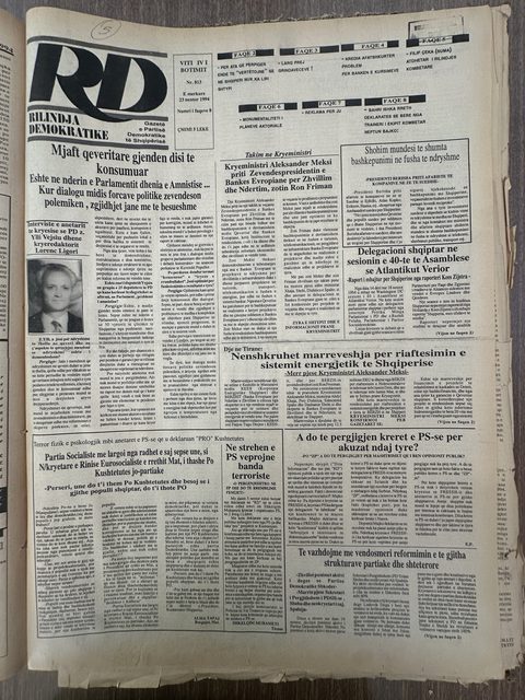 Rilindja Demokratike 1994-11-23