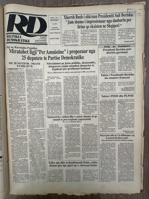 Rilindja Demokratike 1994-11-25