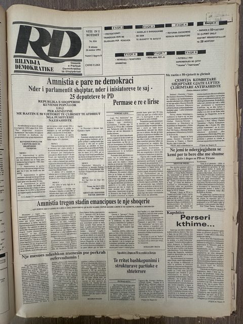 Rilindja Demokratike 1994-11-26
