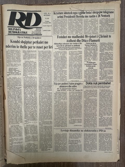 Rilindja Demokratike 1994-11-29
