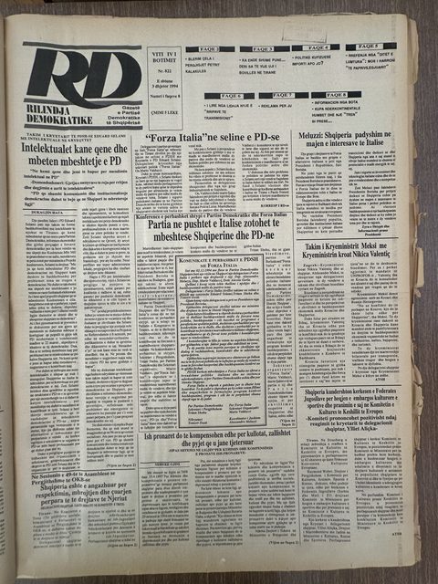 Rilindja Demokratike 1994-12-03