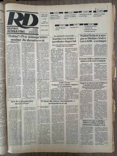 Rilindja Demokratike 1994-12-04