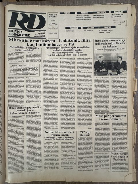 Rilindja Demokratike 1994-12-10