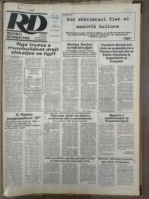 Rilindja Demokratike 1994-12-27