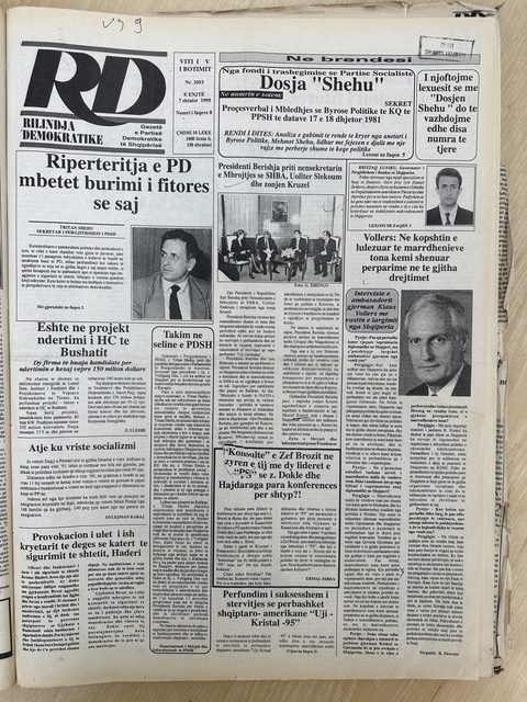 Rilindja Demokratike 1995-09-07