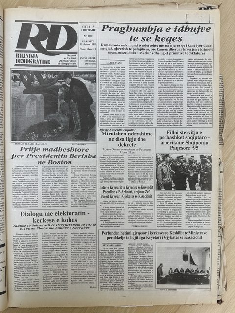 Rilindja Demokratike 1995-09-15
