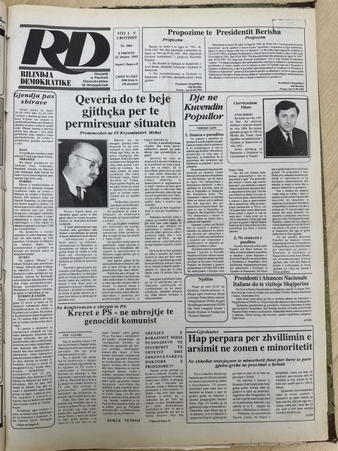 Rilindja Demokratike 1995-09-22