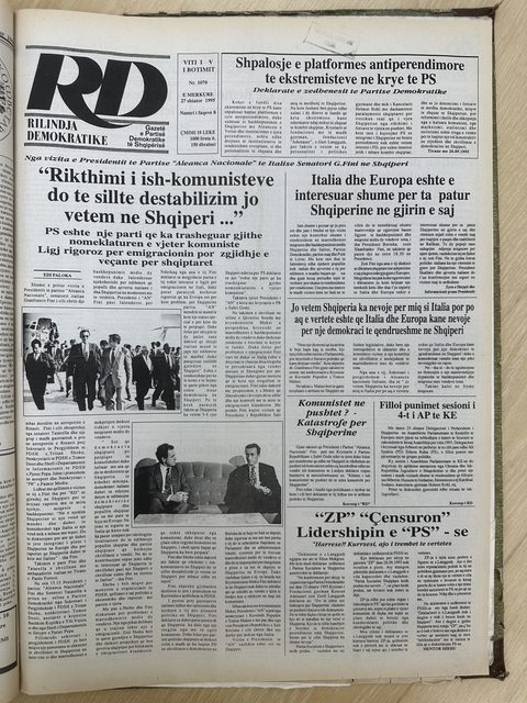Rilindja Demokratike 1995-09-27