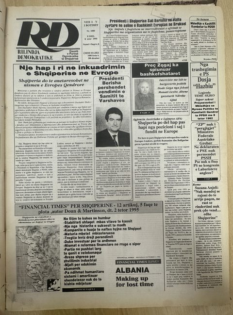 Rilindja Demokratike 1995-10-08