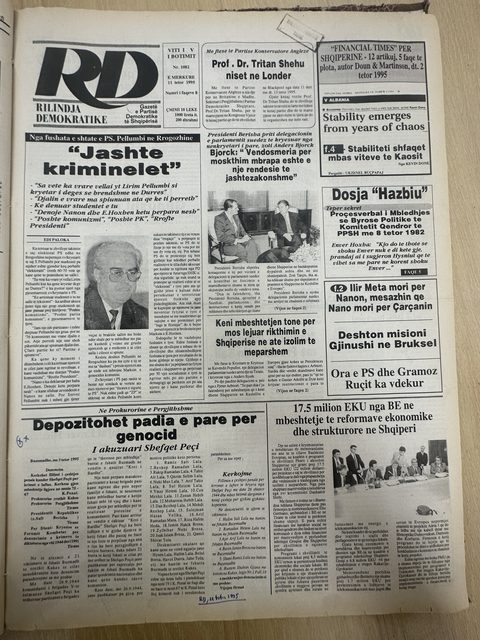 Rilindja Demokratike 1995-10-11