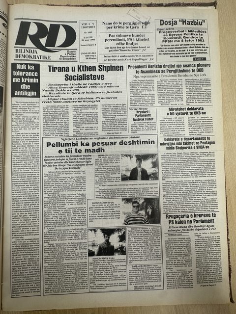 Rilindja Demokratike 1995-10-26
