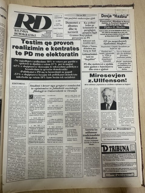 Rilindja Demokratike 1995-10-29