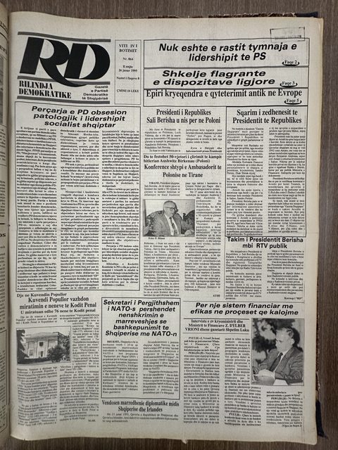 Rilindja Demokratike 1995-01-26