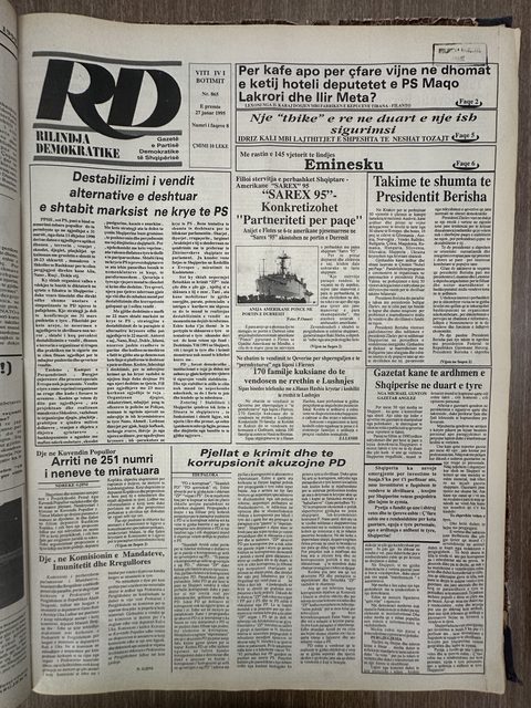 Rilindja Demokratike 1995-01-27