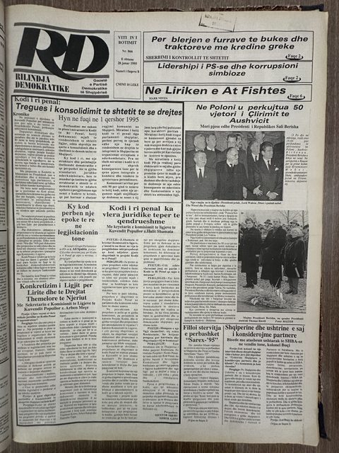 Rilindja Demokratike 1995-01-28