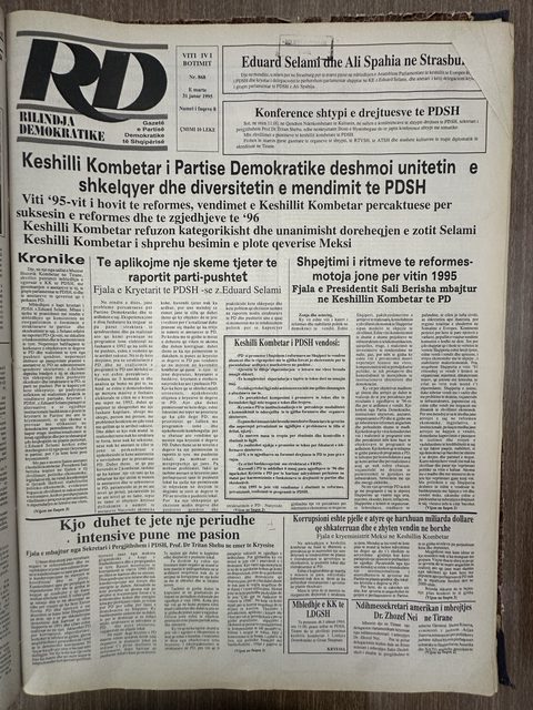 Rilindja Demokratike 1995-01-31