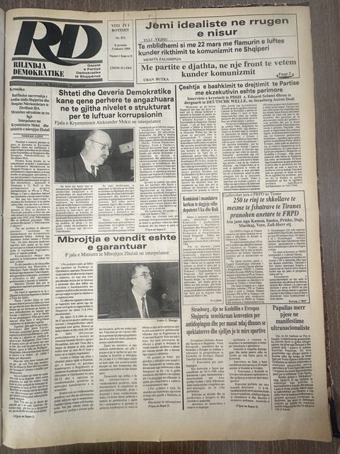 Rilindja Demokratike 1995-02-03