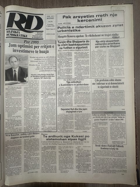 Rilindja Demokratike 1995-02-08