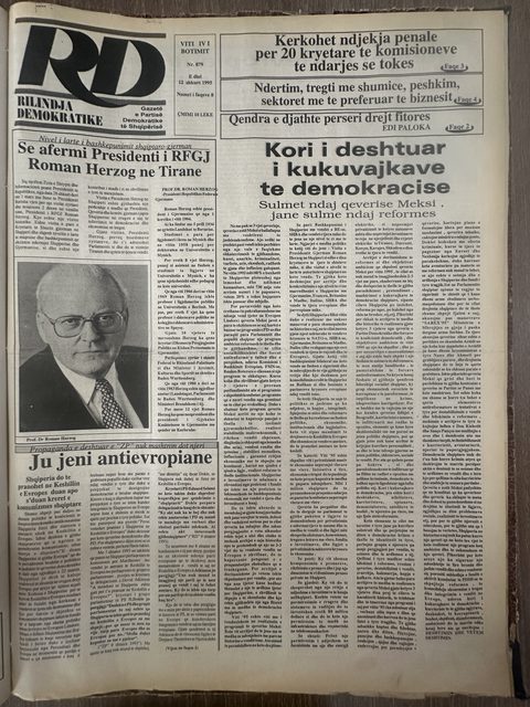 Rilindja Demokratike 1995-02-12