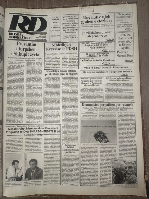 Rilindja Demokratike 1995-02-18