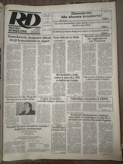 Rilindja Demokratike 1995-02-23