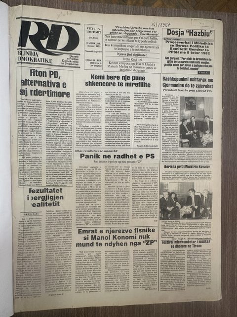 Rilindja Demokratike 1995-11-01