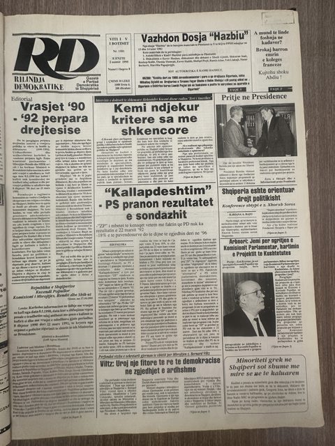 Rilindja Demokratike 1995-11-02