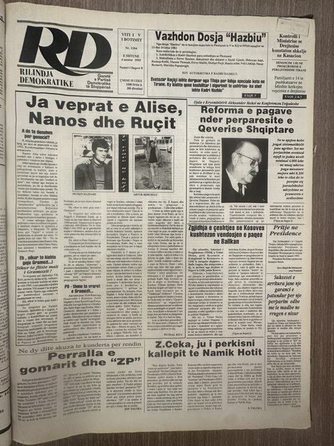 Rilindja Demokratike 1995-11-04