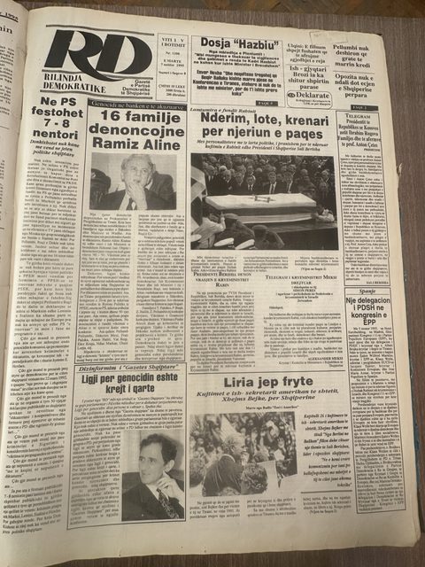 Rilindja Demokratike 1995-11-07