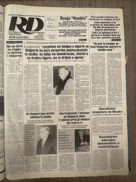 Rilindja Demokratike 1995-11-08