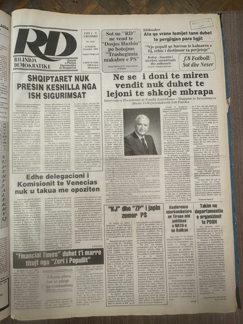 Rilindja Demokratike 1995-11-14