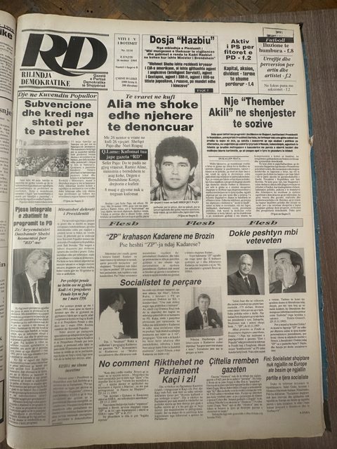 Rilindja Demokratike 1995-11-16