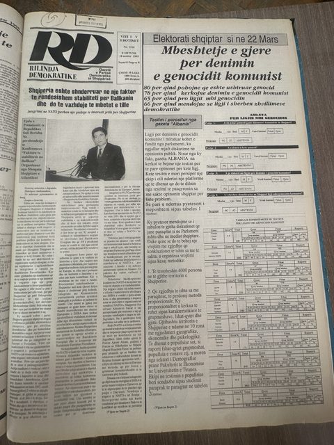 Rilindja Demokratike 1995-11-18