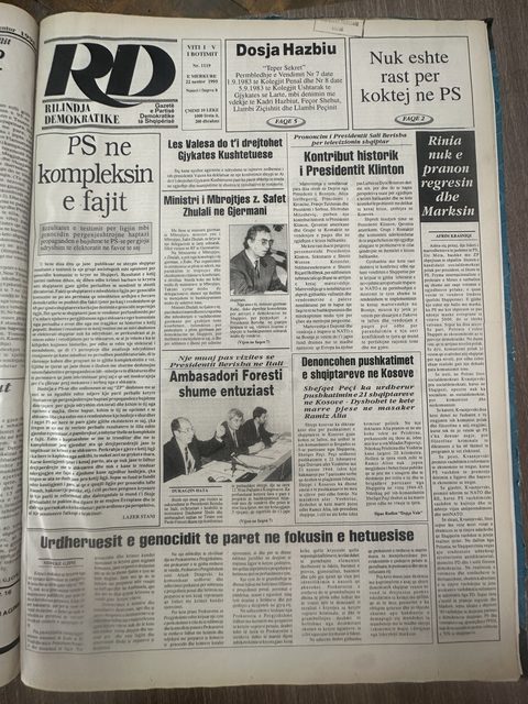 Rilindja Demokratike 1995-11-22