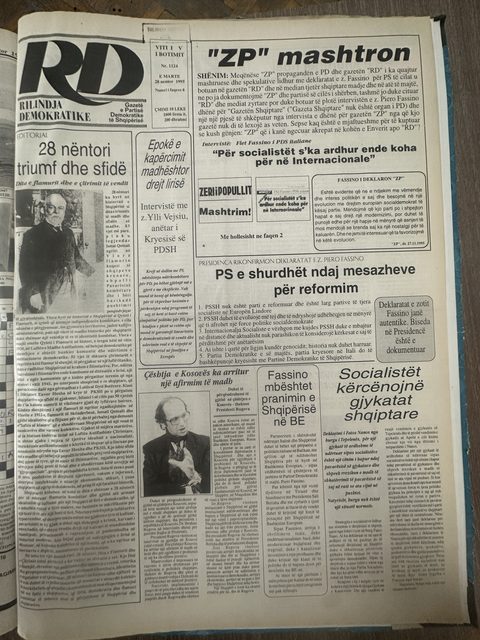 Rilindja Demokratike 1995-11-28