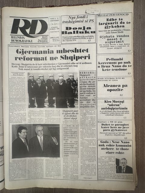 Rilindja Demokratike 1995-12-19
