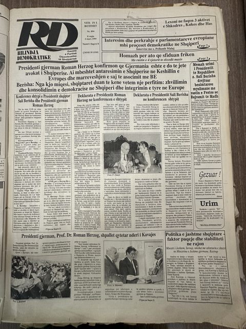 Rilindja Demokratike 1995-03-02