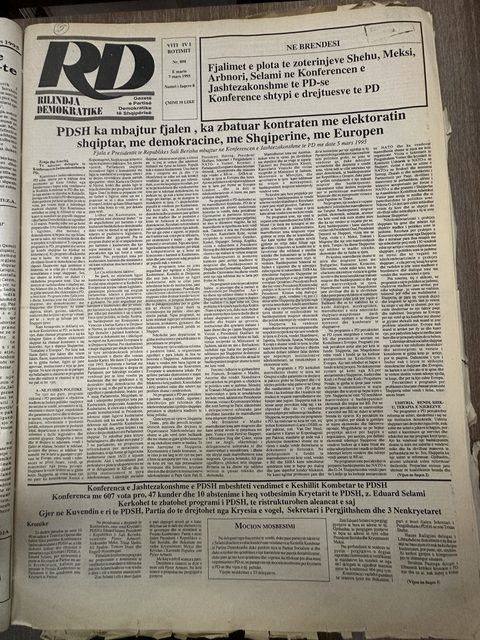 Rilindja Demokratike 1995-03-07