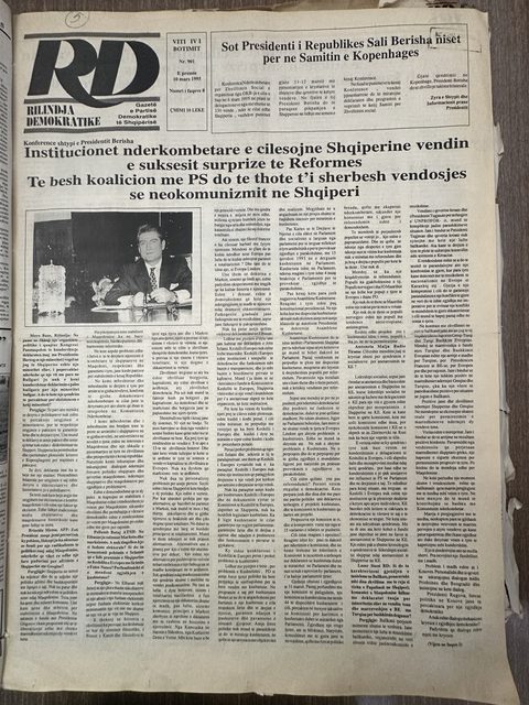 Rilindja Demokratike 1995-03-10
