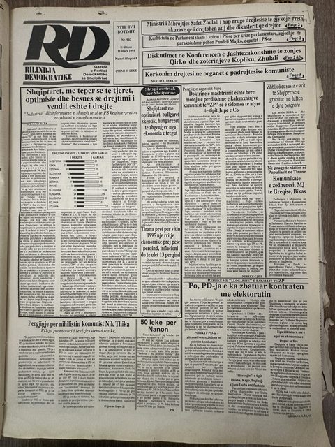 Rilindja Demokratike 1995-03-11