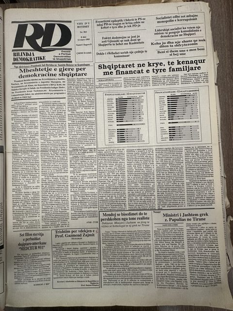Rilindja Demokratike 1995-03-12