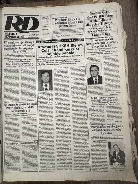 Rilindja Demokratike 1995-03-21