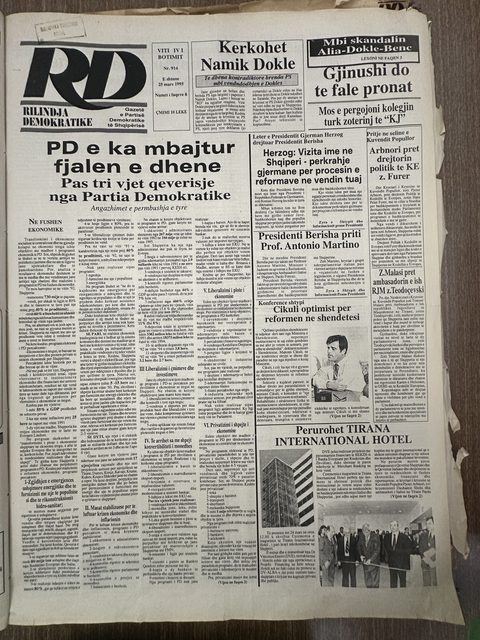 Rilindja Demokratike 1995-03-25