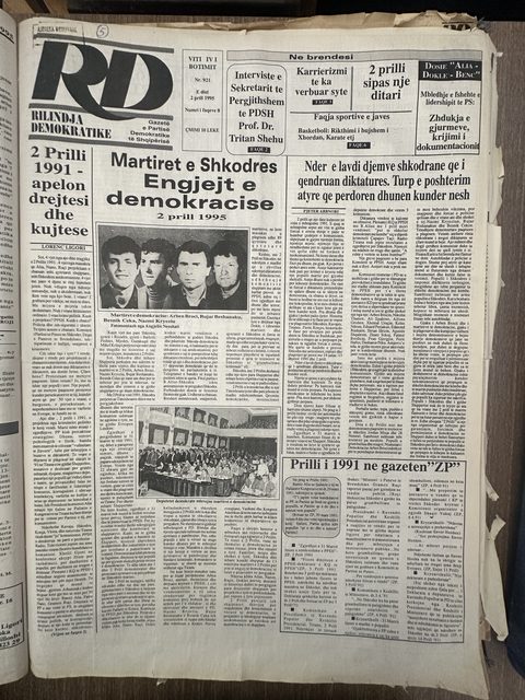 Rilindja Demokratike 1995-04-02