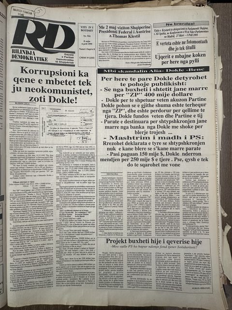 Rilindja Demokratike 1995-04-06